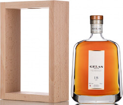 Gelas, Bas Armagnac 18 ans, in decanter & wooden case, 0.7 л