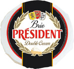 Сыр мягкий Brie Double Cream 73% с белой плесенью President АО 