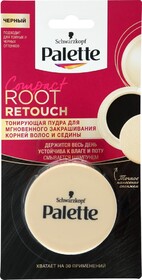 Пудра тонирующая для корней PALETTE Compact Root Retouch Черный, 3г Китай, 3 г