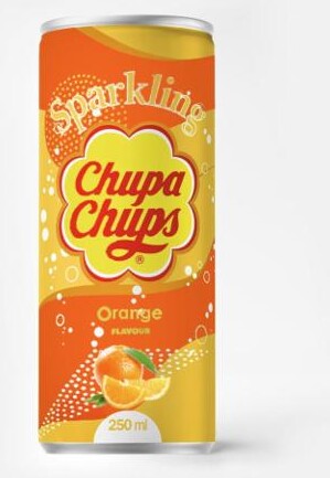 Напиток Chupa Chups газированный, со вкусом апельсина, 250 мл