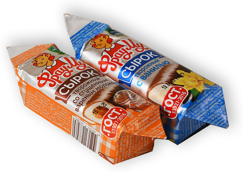 Сырок сварёной сгущёнкой Фрау Му, 40 г