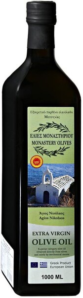 Масло оливковое Монастырские Оливы Elaikon Extra Virgin Olive Oil 1 л