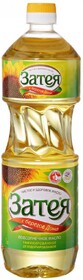 Масло Затея подсолнечное рафинированное дезодорированное высшего сорта 1л