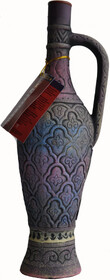 Вино красное полусладкое «Старый Баку Чинар» в керамическом кувшине, 0.75 л