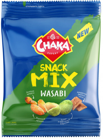 Арахис В глазури Chaka Snack MIX со Вкусом Васаби 30 гр