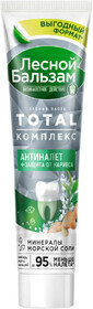 Зубная паста «Лесной Бальзам» Total Комплекс с морской солью имбирем и чаем матча, 150 мл