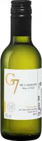Вино белое сухое 13% G7 Chardonnay, 187 мл., Стекло