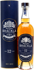 Виски Royal Brackla 12 y.o. Highland single malt scotch whisky (gift box) 0.7л