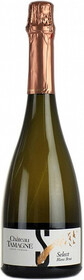 Вино игристое белое брют «Chateau Tamagne Select Brut», 0.75 л