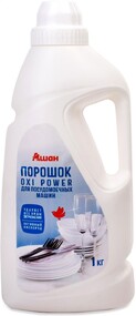 Порошок для посудомоечных машин АШАН Красная птица Oxi Power, 1 кг