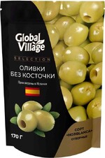Оливки GLOBAL VILLAGE SELECTION без косточки 170г