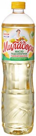 Масло Миладора подсолнечное рафинированное дезодорированное, 0,9л