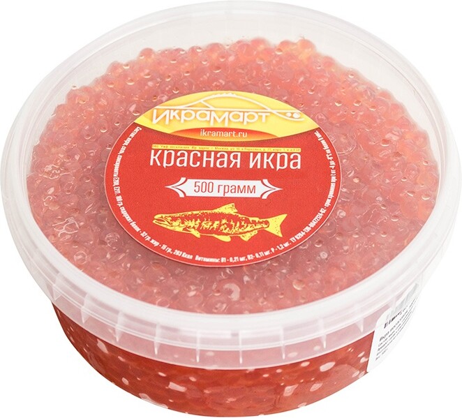 Красная икра лососевая, 250 грамм