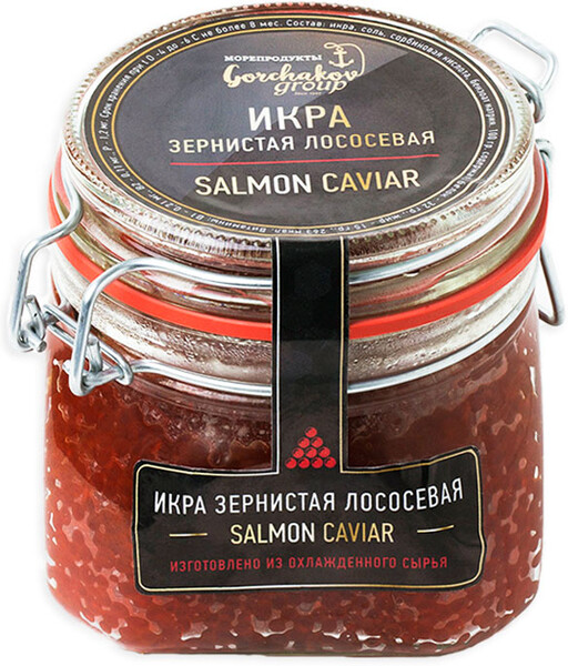 Икра красная лососевая «Gorchakov Group» 500 грамм