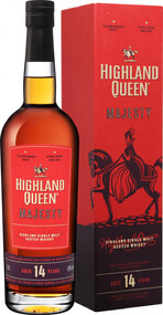 Виски шотландский «Highland Queen Majesty Highlands Sherry Cask Finish Single Malt Scotch Whisky 14 Years Old» в подарочной упаковке, 0.7 л