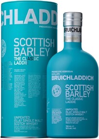 Виски шотландский «Bruichladdich Scottish Barley» в подарочной упаковке, 0.7 л
