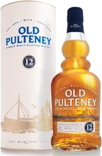 Виски шотландский «Old Pulteney 12 Years» в тубе, 0.7 л