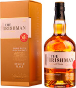 Виски ирландский «The Irishman Single Malt» в подарочной упаковке, 0.05 л