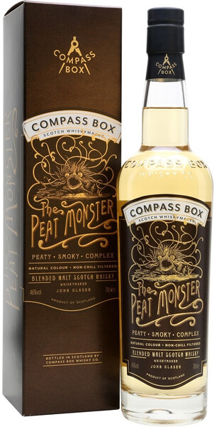 Виски Compass Box The Peat Monster Blended Malt 0,7 л в подарочной упаковке