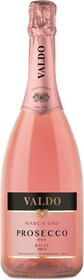 Вино игристое розовое брют «Valdo Marca Oro Rose Brut Prosecco» 2019 г., 0.75 л