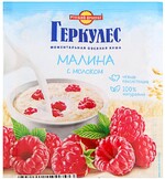 Каша овсяная Русский продукт моментальная Геркулес с малиной и молоком 35г