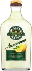 Настойка сладкая «Зеленая Марка Лимонная», 0.1 л