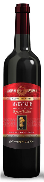 Вино красное сухое «Вазиани Мукузани», 0.75 л