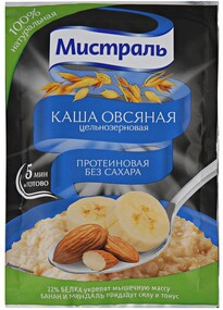 Каша овсяная Мистраль Протеиновая, 40г
