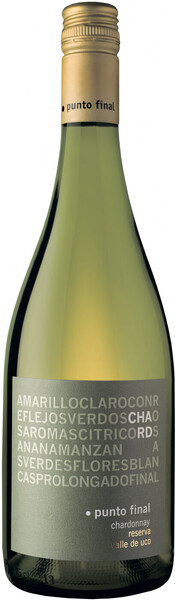 Вино белое сухое «Punto Final Chardonnay Reserva», 0.75 л