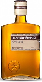 Коньяк ТРОФЕЙНЫЙ Российский 4 года, 40%, 0.25л Россия, 0.25 L