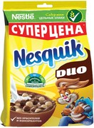 Завтрак готовый Nesquik DUO шоколадные шарики 250г