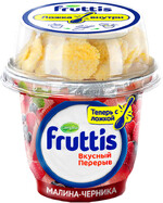 Продукт йогуртный Fruttis Вкусный перерыв Малина-черника с топпером 2.5% 175г
