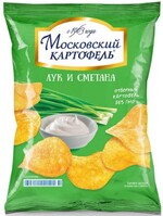 Чипсы «Московский картофель лук и сметана» 30 гр.