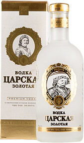 Водка «Царская Золотая» в подарочной упаковке, 1 л