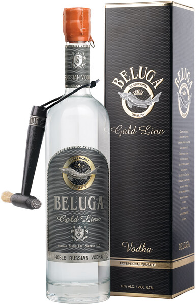 Белуга Золотая Линия, в подарочной коробке, 1.5 л