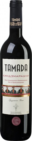 Вино красное полусладкое «Tamada Kindzmarauli», 0.75 л