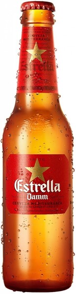 Пиво светлое Estrella Damm фильтрованное, пастеризованное 4,6% 0.33л, Испания