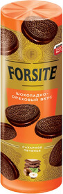 Печенье сахарное Forsite Сэндвич с шоколадно-ореховым вкусом, 0.21кг