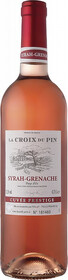 Вино Ля Круа Дю Пэн Сира-Гренаш 2018 розовое сухое (La Croix du Pin Syrah-Grenache Pays d`Oc IGP), 9,1-15,0 %, 0.75л