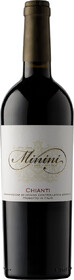 Вино красное сухое «Minini Chianti» 2018 г., 0.375 л