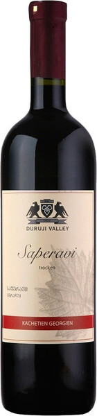 Вино красное сухое «Duruji Valley Saperavi Qvevri» 2017 г., 0.75 л