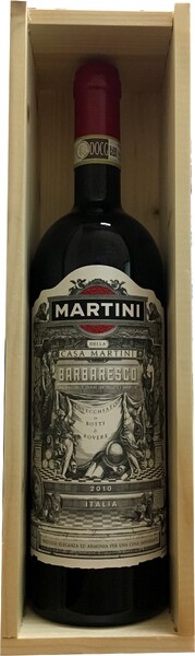 Вино красное сухое «Martini Barbaresco» в подарочной упаковке, 0.75 л