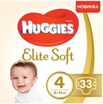 Подгузники Huggies Elite Soft №4 8-14кг 33шт