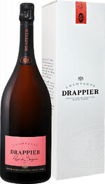 Игристое вино Drappier Brut Rose Champagne AOP in gift box 1.5л