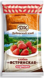 Слойка Дедовский хлеб Истринская с клубникой 70г