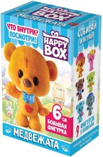 Карамель с игрушкой Сладкая сказка Happy box, 18 гр., картонная коробка