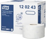 Бумага Tork T2 Premium туалетная 2-слоя 170 м., в рулоне Н95хD190 мм., белая, пакет