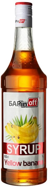Сироп БАРinoff Желтый Банан 1л