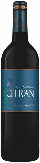 Вино Le Paon De Citran Haut-Medoc AOC Chateau Citran  0.75л