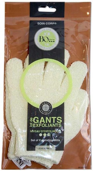 Перчатки для тела массажные Bo Paris с манжетами, 2 шт.